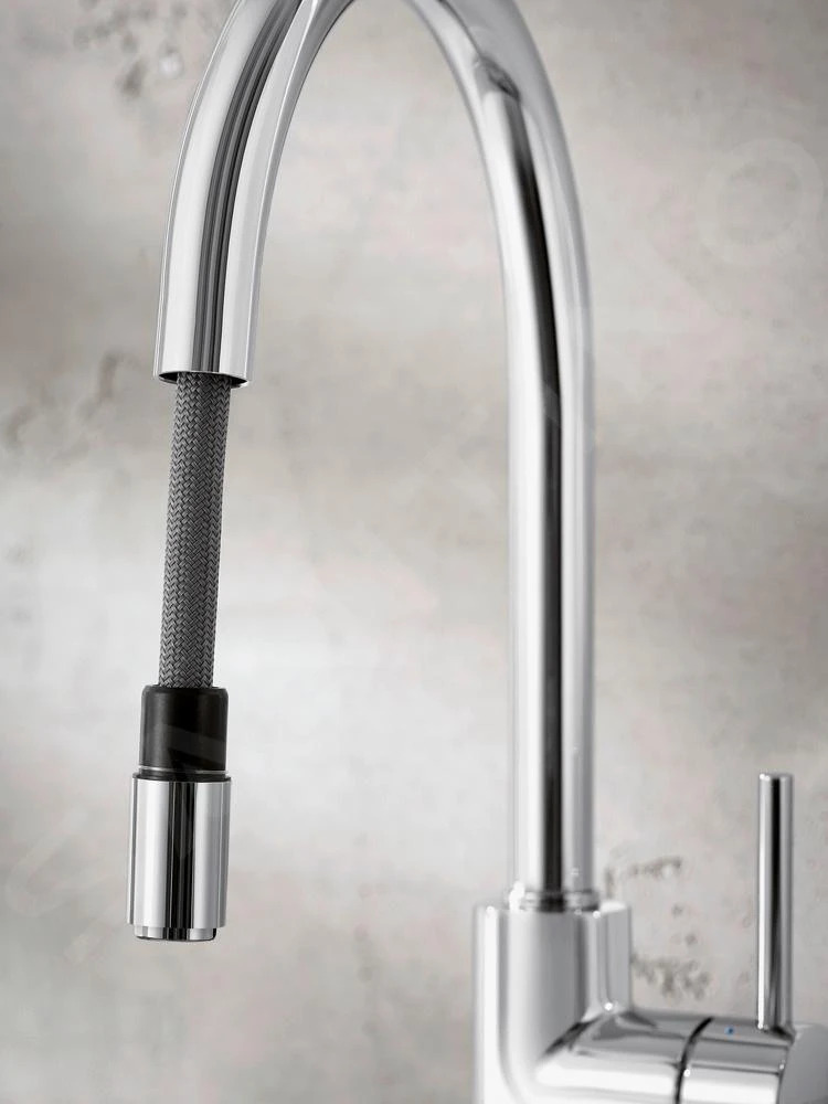 Blanco Mida S - Grifo De Fregadero Con Salida Extraíble, Cromo 521454 5 Blanco Mida S - Grifo De Fregadero Con Salida Extraíble, Cromo 521454 - Imagen 3