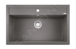 Blanco Dalago 8 - Fregadero Silgranite, 805x500 Mm, Con Control De Desagüe, Aluminio 516640