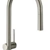 Hansgrohe M54 - Grifo De Fregadero Talis Con Caño Extraíble, Aspecto De Acero Inoxidable 72802800 -Blanco 0810592e598be68aec56f11e