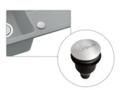 Alveus Intermezzo - Fregadero De Granito 780x480 Mm, Arctic 1117046 -Blanco 0df29511bc230af79d681487