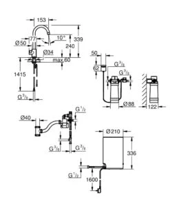 Grohe Red - Grifo De Fregadero Mono Con Calentamiento De Agua Y Filtro, Tanque M, Supersteel 30085DC1 -Blanco 0df4a8970860eec8aa9d64a0