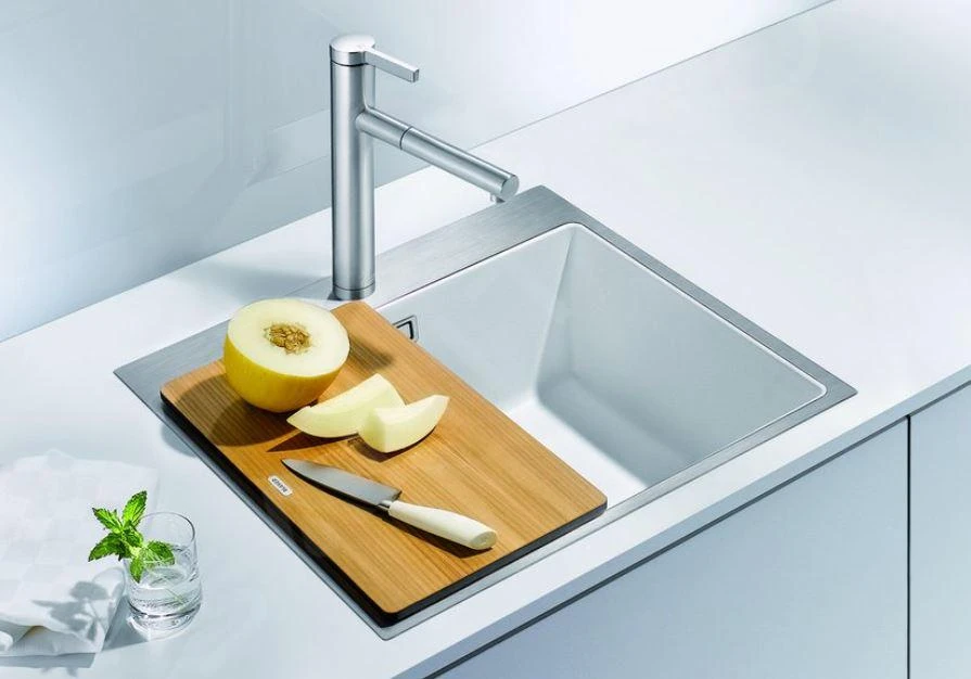 Blanco Subline 500 - Fregadero De Silgranite, 543x510 Mm, Negro 526000 6 Blanco Subline 500 - Fregadero De Silgranite, 543x510 Mm, Negro 526000 - Imagen 4