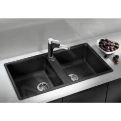 Blanco Zia 9 - Fregadero De Silgranite, 860x500 Mm, Antracita 516686 7 Blanco Zia 9 - Fregadero De Silgranite, 860x500 Mm, Antracita 516686 -Blanco 114098baeb896696908acee4