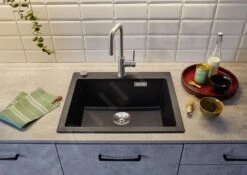 Blanco Jandora - Grifo De Fregadero, Acero Inoxidable Cepillado 526615 -Blanco 12f64cfe42244056176135c4