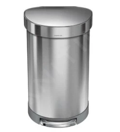 Simplehuman Cubos De Basura - Cubo De Basura 45 L, Acero Inoxidable Cepillado CW2030