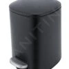 Nimco Cubos De Basura - Cubo De Basura 5 L, Negro Mate KOS 9005-90 -Blanco 1dbf3417903d4f65e3751c36