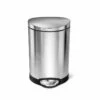 Simplehuman Cubos De Basura - Cubo De Basura 6 L, Acero Inoxidable Cepillado CW1834CB -Blanco 21ac4aa961a975867d162fd1
