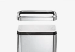 Simplehuman Cubos De Basura - Cubo Abierto Para Residuos Clasificados 20 L, Acero Inoxidable Cepillado CW1470 12 Simplehuman Cubos De Basura - Cubo Abierto Para Residuos Clasificados 20 L, Acero Inoxidable Cepillado CW1470 -Blanco 21c487b39ef85a54118ded28