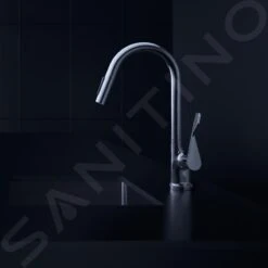 Axor Citterio - Grifo De Fregadero Con Ducha Extraíble, Cromo 39835000 -Blanco 23e56233933bc9902d5c701c