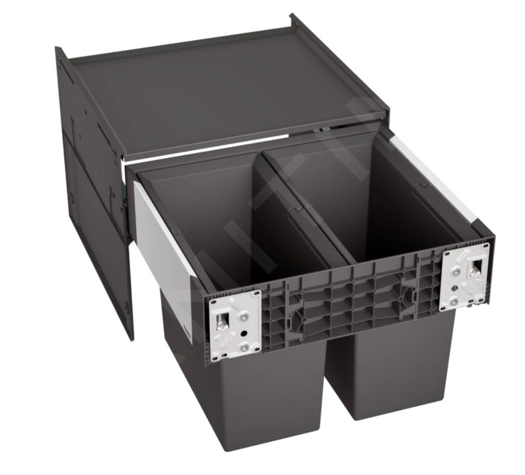 Blanco Select - Cubo De Basura Empotrado, Con Compartimento, Capacidad 38 L 526201 3 Blanco Select - Cubo De Basura Empotrado, Con Compartimento, Capacidad 38 L 526201