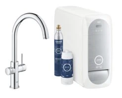 Grohe Blue Home - Grifo De Fregadero Connected, Con Enfriador De Agua Y Filtro, Cromo 31545001