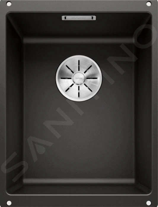 Blanco Subline 320 - Fregadero De Silgranite, 350x460 Mm, Negro 525983