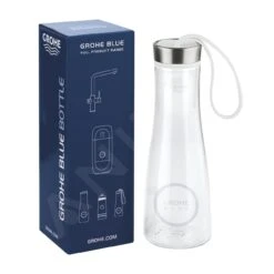 Grohe Blue Pure - Botella Para Viaje, 500 Ml, Transparente 40848000 -Blanco 2d302d8019ff381d7c2e4201