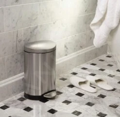 Simplehuman Cubos De Basura - Cubo De Basura 6 L, Acero Inoxidable Cepillado CW1834CB -Blanco 2edd14ec5ba2665d4ec727e7