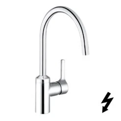 Kludi Bingo Star - Grifo Monomando De Fregadero, Para Calentadores De Agua Sin Presión, Cromo 428090578