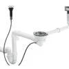 Hansgrohe Juegos De Desagüe - Conjunto De Desagüe Automático Con Rebosadero Para Fregadero De Un Seno, Acero Inoxidable 43931800 -Blanco 334735167b9cc51f37e85d86
