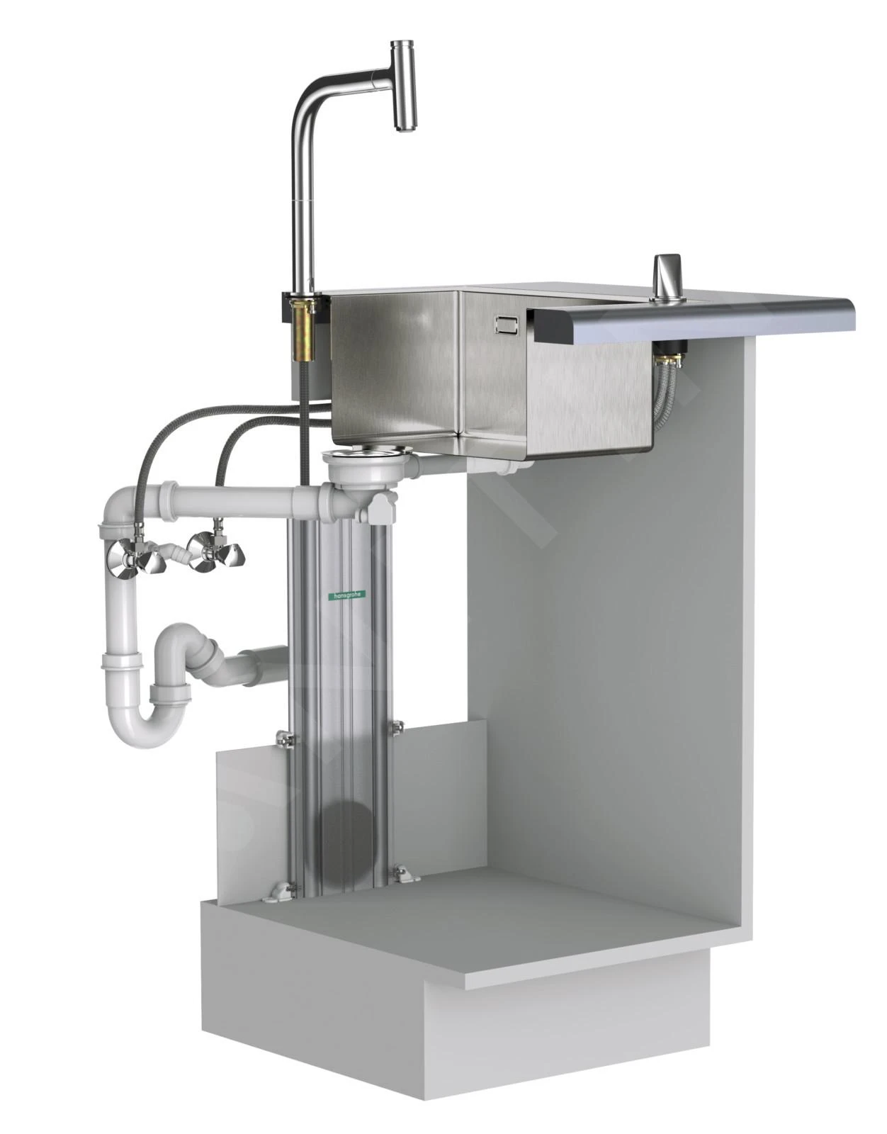 Hansgrohe M81 - Grifo De Fregadero Aquno Select 170 Con Ducha Extraíble Y Chorro Plano, SBox, Negro Mate 73831670 5 Hansgrohe M81 - Grifo De Fregadero Aquno Select 170 Con Ducha Extraíble Y Chorro Plano, SBox, Negro Mate 73831670 - Imagen 3