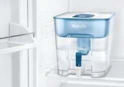 Brita Jarras De Filtrado - Dispensador De Agua Filtrada Flow Memo, Capacidad 8200 Ml, Azul 1039277 -Blanco 377c87c0ce1d51f032a236a9