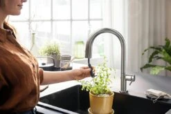 Hansgrohe Aqittura M91 - Grifo De Fregadero Con Caño Extraíble Y Filtración, Aspecto De Acero Inoxidable 76801800 10 Hansgrohe Aqittura M91 - Grifo De Fregadero Con Caño Extraíble Y Filtración, Aspecto De Acero Inoxidable 76801800 -Blanco 3935ec9270ce858b79f90101