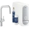 Grohe Blue Home - Grifo De Fregadero Connected, Con Enfriador De Agua Y Filtro, Cromo 31543000 -Blanco 39a04a04930979e3e968926f