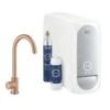 Grohe Blue Home - Grifo De Fregadero Mono Connected, Con Enfriador De Agua Y Filtro, Warm Susnet Cepillado 31498DL1 -Blanco 3a7872c2358fd3d0b93ff311