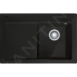 Franke Mythos - Fregadero De Cerámica MTK 611-78/7, 780x510 Mm, Anthrazit Matt 124.0433.440