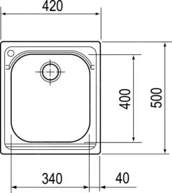 Franke Armonia - Fregadero De Acero Inoxidable AMX 610, 420x500 Mm 101.0120.020 6 Franke Armonia - Fregadero De Acero Inoxidable AMX 610, 420x500 Mm 101.0120.020 -Blanco 3f74fcf4fb09aef6dc435b20