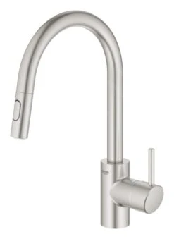 Grohe Concetto - Grifo De Fregadero Con Ducha Extraíble, Supersteel 31483DC2 12 Grohe Concetto - Grifo De Fregadero Con Ducha Extraíble, Supersteel 31483DC2 -Blanco 4257b435c50760e6cb8532d9