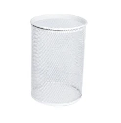 Sanela Cestas De Alambre - Cubo De Basura, 13 L, Blanco SLZN 96A