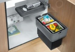 Blanco Singolo S - Cubo De Basura Extraíble, Capacidad 14 L 512881 -Blanco 4d8cd221642c938bb1883319