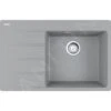 Franke Centro - Fregadero De Fragranite CNG 611-78 TL/7, 780x500 Mm, Piedra Gris 114.0637.509 -Blanco 4db498bd82f7c4c07d71d89c
