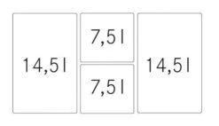Franke Sortery - Cubo De Basura Integrado Easysort 600-2-2 121.0494.193 -Blanco 4e5421280ddb951dada6d156