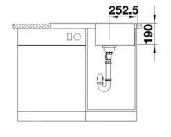 Blanco Legra 45 - Fregadero De Silgranite, 780x500 Mm, Negro 526083 7 Blanco Legra 45 - Fregadero De Silgranite, 780x500 Mm, Negro 526083 -Blanco 4f02c7b7c2c69b0fe80d3810