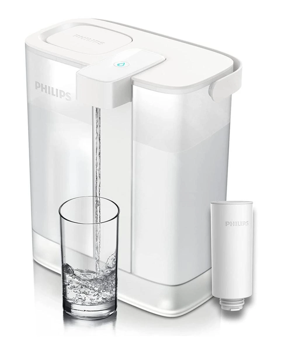 Philips Filtración - Jarra De Filtrado, Capacidad 3 L, Micro X-Clean, Blanco AWP2980WH/58 3 Philips Filtración - Jarra De Filtrado, Capacidad 3 L, Micro X-Clean, Blanco AWP2980WH/58