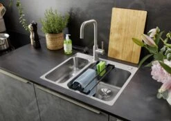 Blanco Jandora - Grifo De Fregadero, Acero Inoxidable Cepillado 526615 -Blanco 5856d72b4e86172d9bf17dd0