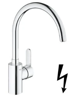 Grohe Eurostyle Cosmopolitan - Grifo Monomando De Fregadero, Cromo 31127002