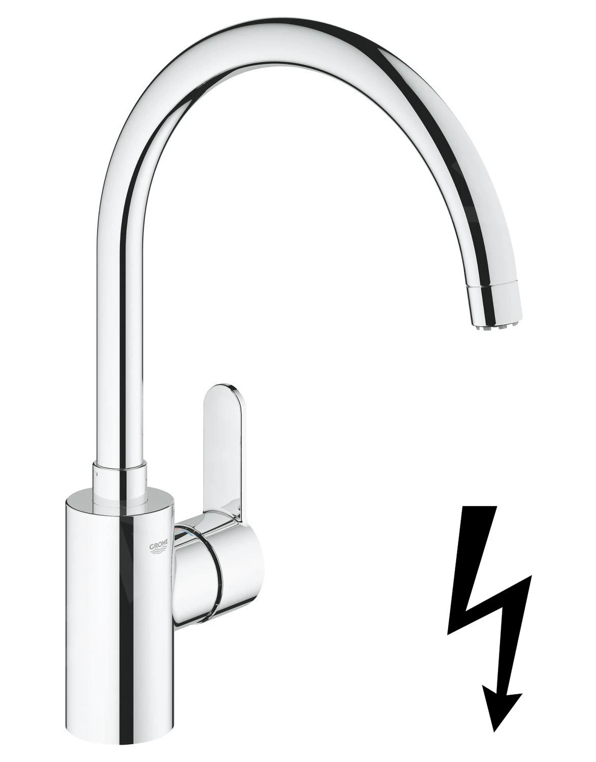 Grohe Eurostyle Cosmopolitan - Grifo Monomando De Fregadero, Cromo 31127002 3 Grohe Eurostyle Cosmopolitan - Grifo Monomando De Fregadero, Cromo 31127002
