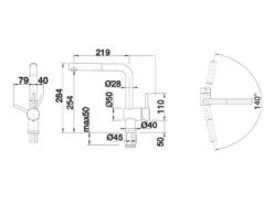 Blanco Linus S - Grifo De Fregadero Con Salida Extraíble, Negro 526148 -Blanco 60fe824b277da21c490829a9