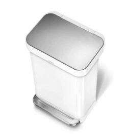 Simplehuman Cubos De Basura - Cubo De Basura Con Bolsillo Para Bolsas, 45 L, Blanco CW2027 12 Simplehuman Cubos De Basura - Cubo De Basura Con Bolsillo Para Bolsas, 45 L, Blanco CW2027 -Blanco 639150d62563b85f9e19cfd3