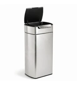 Simplehuman Cubos De Basura - Cubo De Basura 30 L, Touch-bar, Acero Inoxidable Cepillado CW2015 -Blanco 643d2fe2861577129d24becb