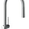 Hansgrohe M54 - Grifo De Fregadero Talis Con Caño Extraíble, Cromo 72802000 -Blanco 6461788a11c2232f4857f586