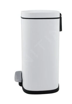 Nimco Cubos De Basura - Cubo De Basura 5 L, Blanco Mate KOS 8005-05 -Blanco 69201cfe28cc153653b5c7ee