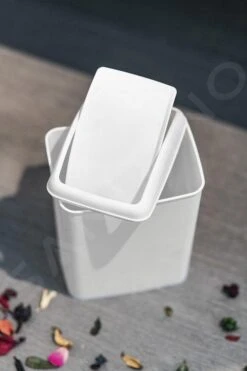 Aqualine Accesorios - Cubo De Basura Soft, 5 L, Blanco TRN-187-06 -Blanco 69cad8116c47699f6dfe54ec