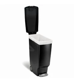 Simplehuman Cubos De Basura - Cubo De Basura Slim 40 L, Negro CW1361 -Blanco 6a026feab8dfe5de38ff06f4