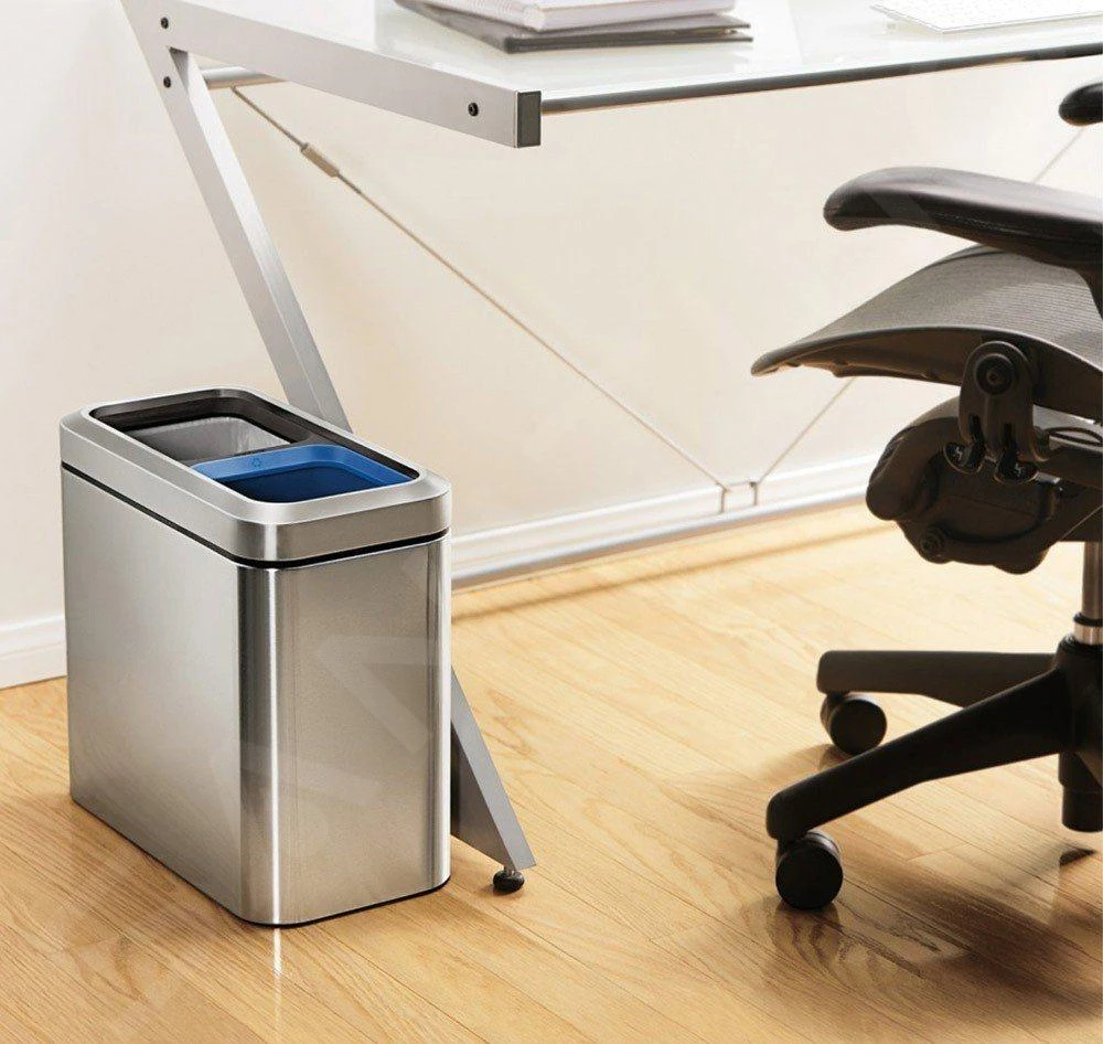 Simplehuman Cubos De Basura - Cubo Abierto Para Residuos Clasificados 20 L, Acero Inoxidable Cepillado CW1470 8 Simplehuman Cubos De Basura - Cubo Abierto Para Residuos Clasificados 20 L, Acero Inoxidable Cepillado CW1470 - Imagen 6