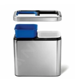 Simplehuman Cubos De Basura - Cubo Abierto Para Residuos Clasificados 20 L, Acero Inoxidable Cepillado CW1470 11 Simplehuman Cubos De Basura - Cubo Abierto Para Residuos Clasificados 20 L, Acero Inoxidable Cepillado CW1470 -Blanco 6e742928079bfc9452622d83