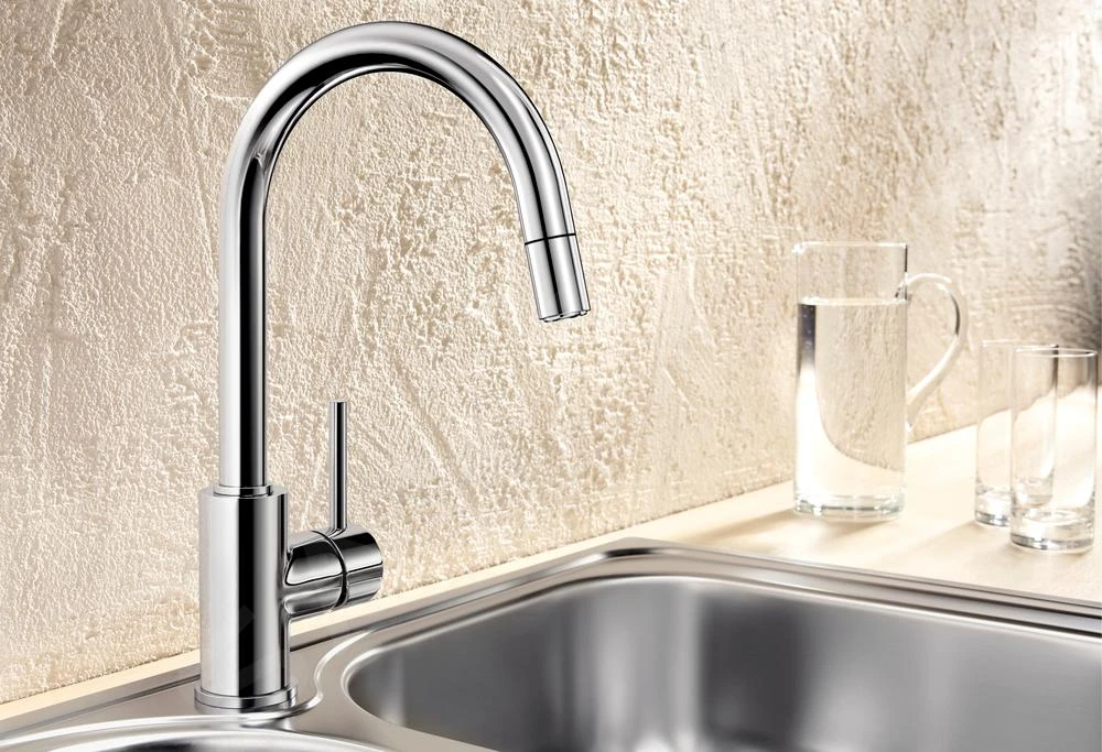 Blanco Mida S - Grifo De Fregadero Con Salida Extraíble, Cromo 521454 6 Blanco Mida S - Grifo De Fregadero Con Salida Extraíble, Cromo 521454 - Imagen 4