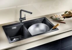 Blanco Pleon 9 - Fregadero De Silgranite, 860x500 Mm, Antracita 523057 -Blanco 6f1255a150fbe85df8e0c846