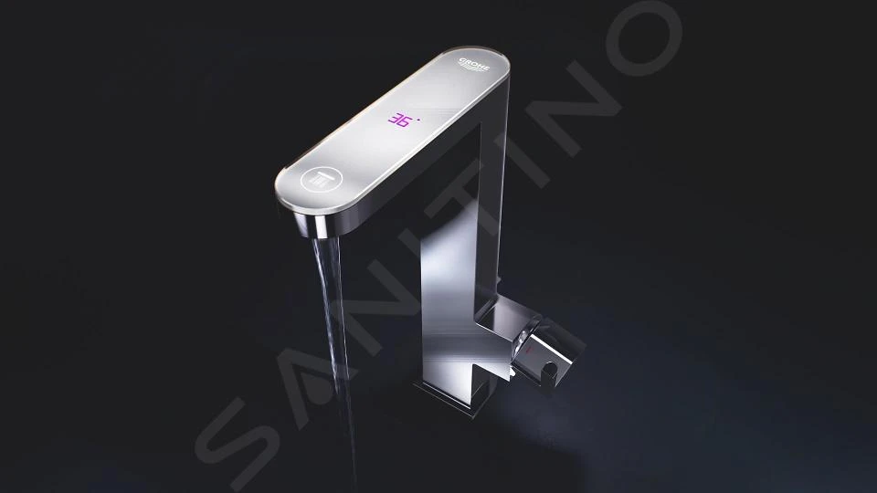 Grohe Plus - Grifo Digital De Lavabo L, Con Desagüe Push-Open, Cromo 23958003 6 Grohe Plus - Grifo Digital De Lavabo L, Con Desagüe Push-Open, Cromo 23958003 - Imagen 4