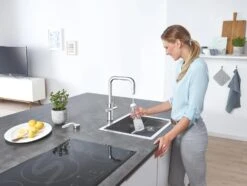 Grohe Blue Home - Grifo De Fregadero Connected, Con Enfriador De Agua Y Filtro, Cromo 31543000 -Blanco 714242b3ad667bc97ccddab8